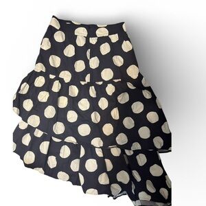 Tiered. Polka Dot Skirt